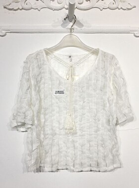 潮系列 8205S050 时尚上装品牌女装折扣颦薪