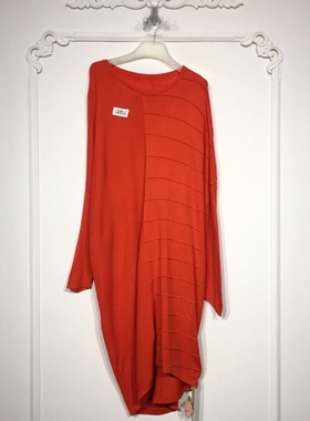 潮系列 LM06065 时尚针织连衣裙品牌女装折扣颦薪