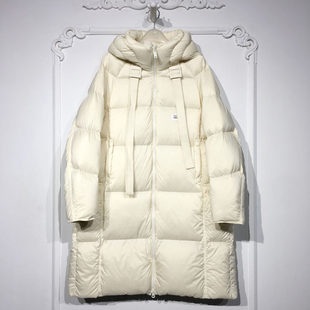 容系列 YB000517 时尚长款羽绒服品牌女装折扣颦薪