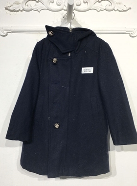 鹫潮系列 LM00196 时尚毛呢外套品牌童装折扣馨