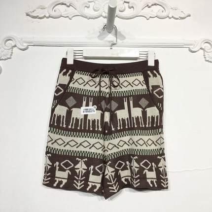 潮系列 8199S076 时尚针织短裤品牌女装折扣颦薪