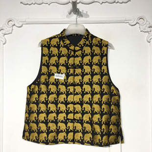 容系列 YB000645 时尚国风新中式马夹品牌女装折扣颦薪