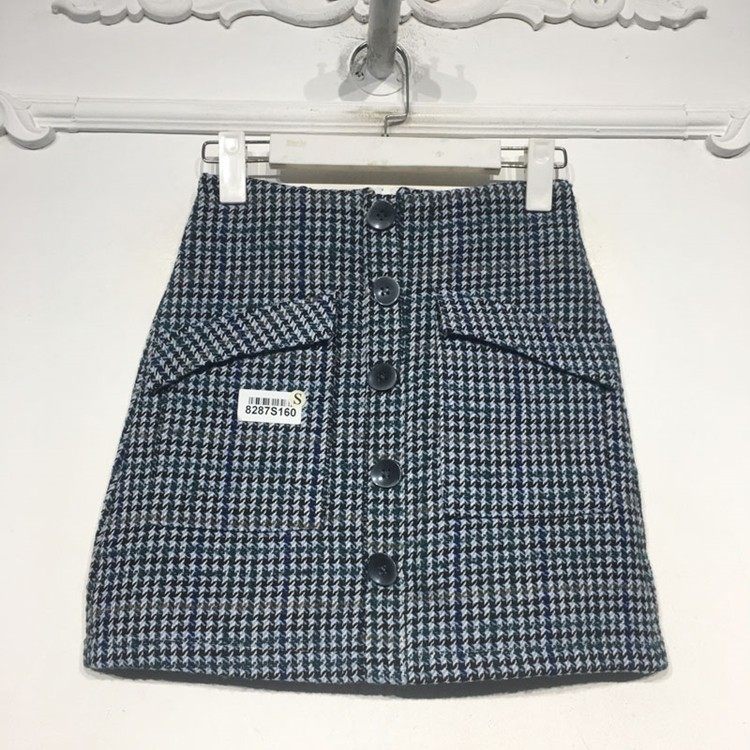 潮系列 8287S160 时尚毛呢短裙品牌女装折扣颦薪,女装/女士精品,半身裙,淘宝优惠券,粉丝福利购,淘宝优惠卷