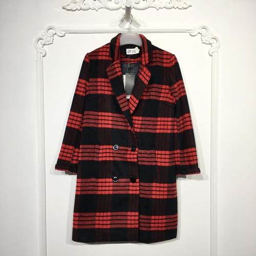 僕系列 8151S193 时尚毛呢外套品牌女装折扣颦薪