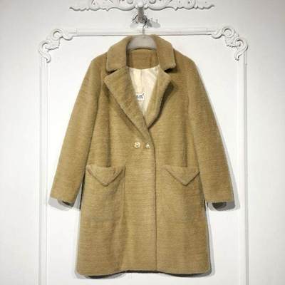 西树系列 8275S276 时尚仿貂绒外套品牌女装折扣颦薪