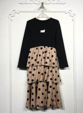 潮系列 8182S254 时尚连衣裙品牌女装折扣颦薪