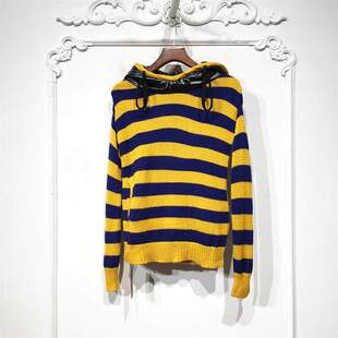 潮系列 D73262 时尚针织衫品牌女装折扣颦薪啵