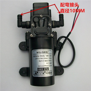 12v自吸泵农用高压隔膜泵直流微型水泵FL 1喷雾器电动水泵 2203