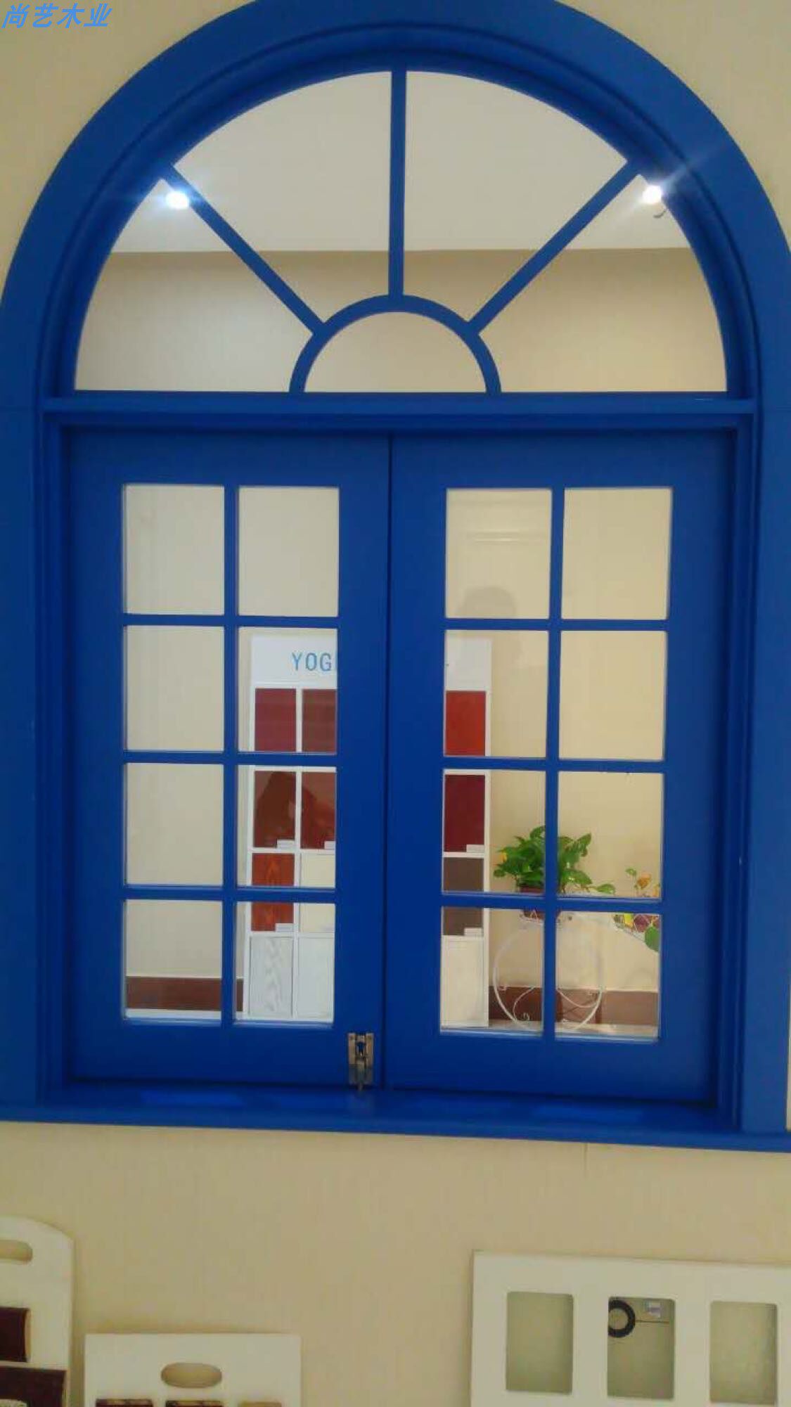 Customized Mediterranean Sea Vaulted window lattice Countryside style Solid wood window European style Arc modern Simplicity Doors and windowsin the Whole house custom , Window , Casement  category - from Buy2taobao.com to provide professional Taobao agent buy service
