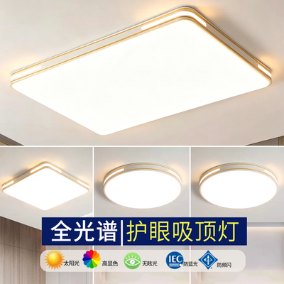 2026新款大气客厅灯现代简约全屋吸顶灯卧室餐厅吊灯中山灯具大全