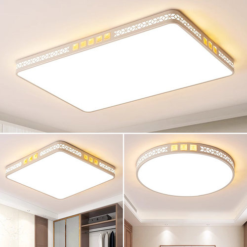 led吸顶灯饰2025新款客厅大灯主卧室吊灯具大全现代简约大气家用