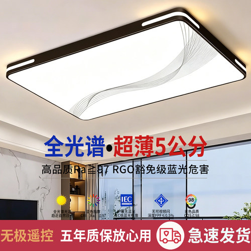 家用客厅大灯吸顶灯饰大厅主卧室吊灯具现代简约大气2026新款中山