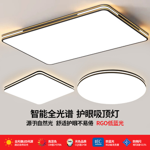 大厅吸顶灯饰客厅大灯主卧室吊灯具大全现代简约大气中山2025新款