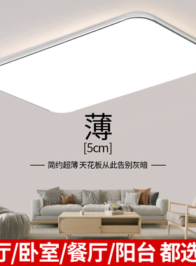 客厅主灯吸顶灯简约现代大气卧室餐厅走廊过道灯广东中山灯具大全