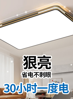 2025新款大气客厅灯现代简约全屋吸顶灯卧室餐厅吊灯中山灯具大全