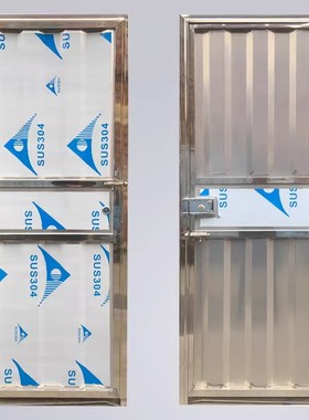 304不锈钢入户门出租屋农村门通风防盗铁皮门卫生间厕所宿舍单门