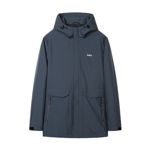 纯色连帽时尚 男士 休闲夹克外套风衣折扣上衣 罗米欧秋季 jian标男装