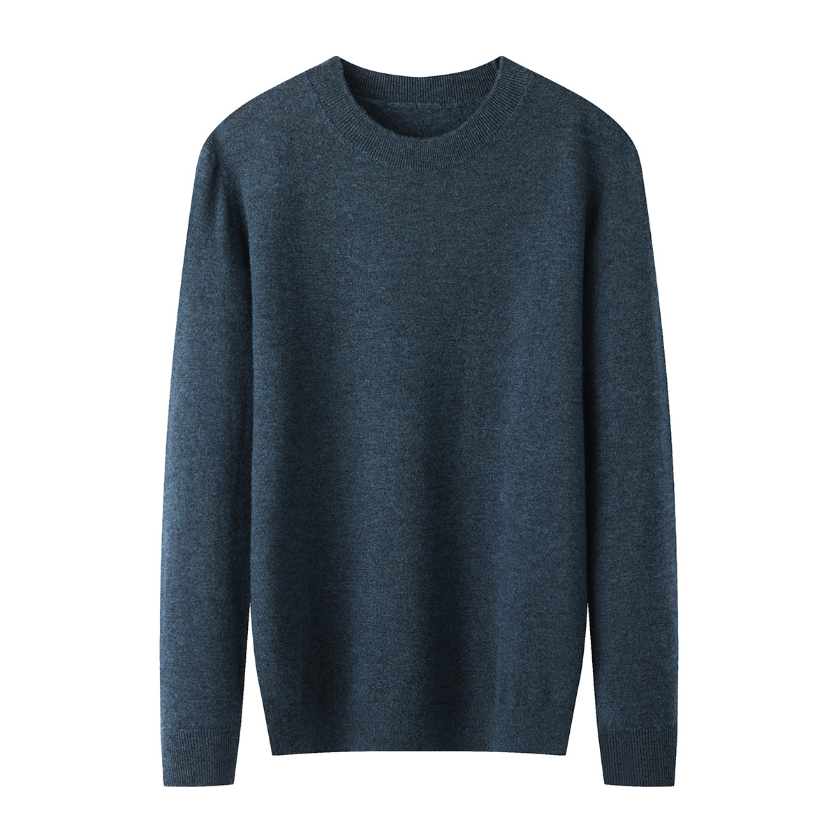 毛衣海剪标圆领羊毛衫针织衫