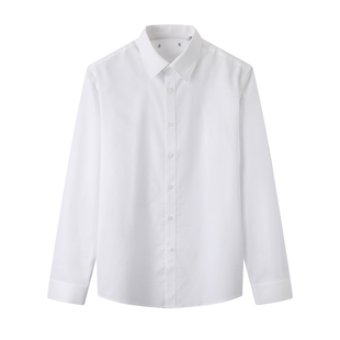长袖 高货一线品牌剪牌男装 白色商务正装 上班工作服修身 衬衣 白衬衫