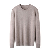 圆领羊毛衫 净色经典 撤柜清仓 海剪牌男装 100羊毛