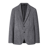 商务休闲单西装 高货羊毛呢 秋冬男士 经典 jian标男装 西服上衣外套