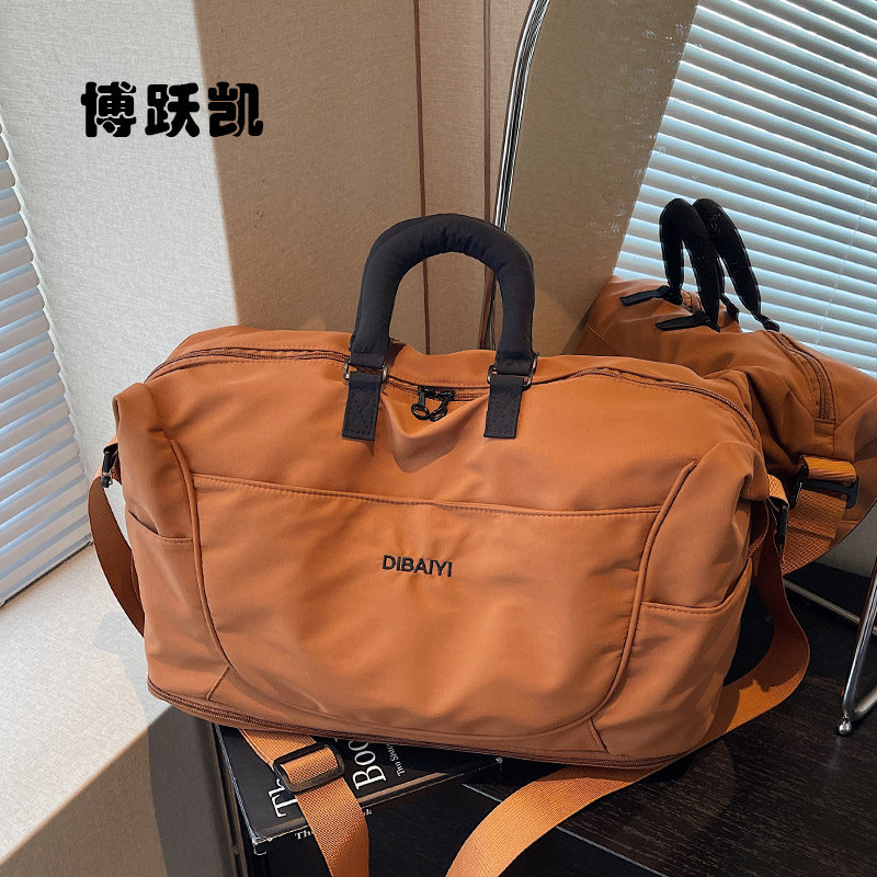 高颜值旅行包女短途轻便时尚大容量出差手提包行李包运动健身包