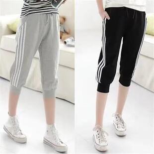 七分裤 束脚百搭学生哈伦裤 女运动短裤 韩版 潮 宽松休闲中裤 2023夏季