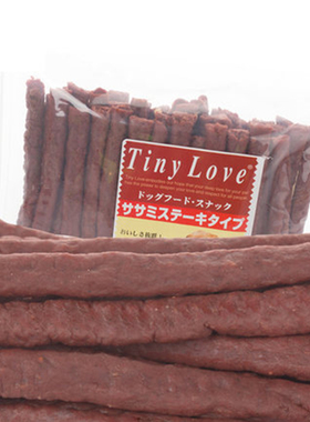 狗狗零食TinyLove酱香牛肉棒牛肉条470g泰迪训练宠物零食营养零食