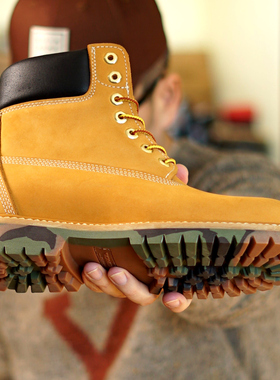 丙午马年生肖限定 固特异缝制大黄靴10061休闲潮机车复古工装靴男