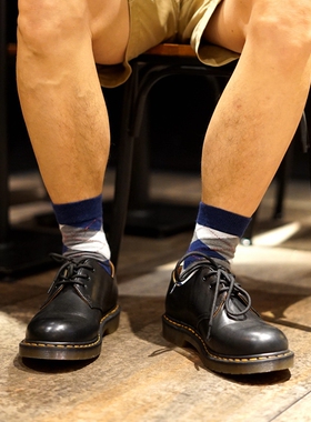 固特异热熔焊接1461马丁靴男3孔1460低帮马丁百搭休闲鞋皮鞋新款