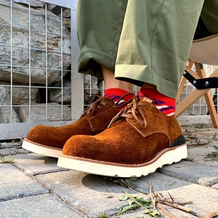 男手工固特异复古百搭休闲鞋 2001virgil folk低帮工装 toe plain