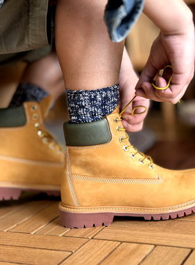 乙巳蛇年限定固特异缝制大黄靴10061ins休闲工装靴男马丁靴潮小青