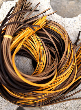 加强版美国进口牛皮整张裁剪真皮鞋带875工装靴8111大黄靴马丁靴