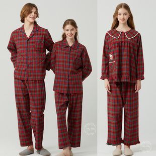 韩国Hello Kitty东大门代购睡衣男女秋冬磨毛棉长袖裤家居服套装