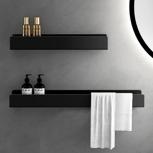 卫生间置物架304不锈钢轻奢免钉