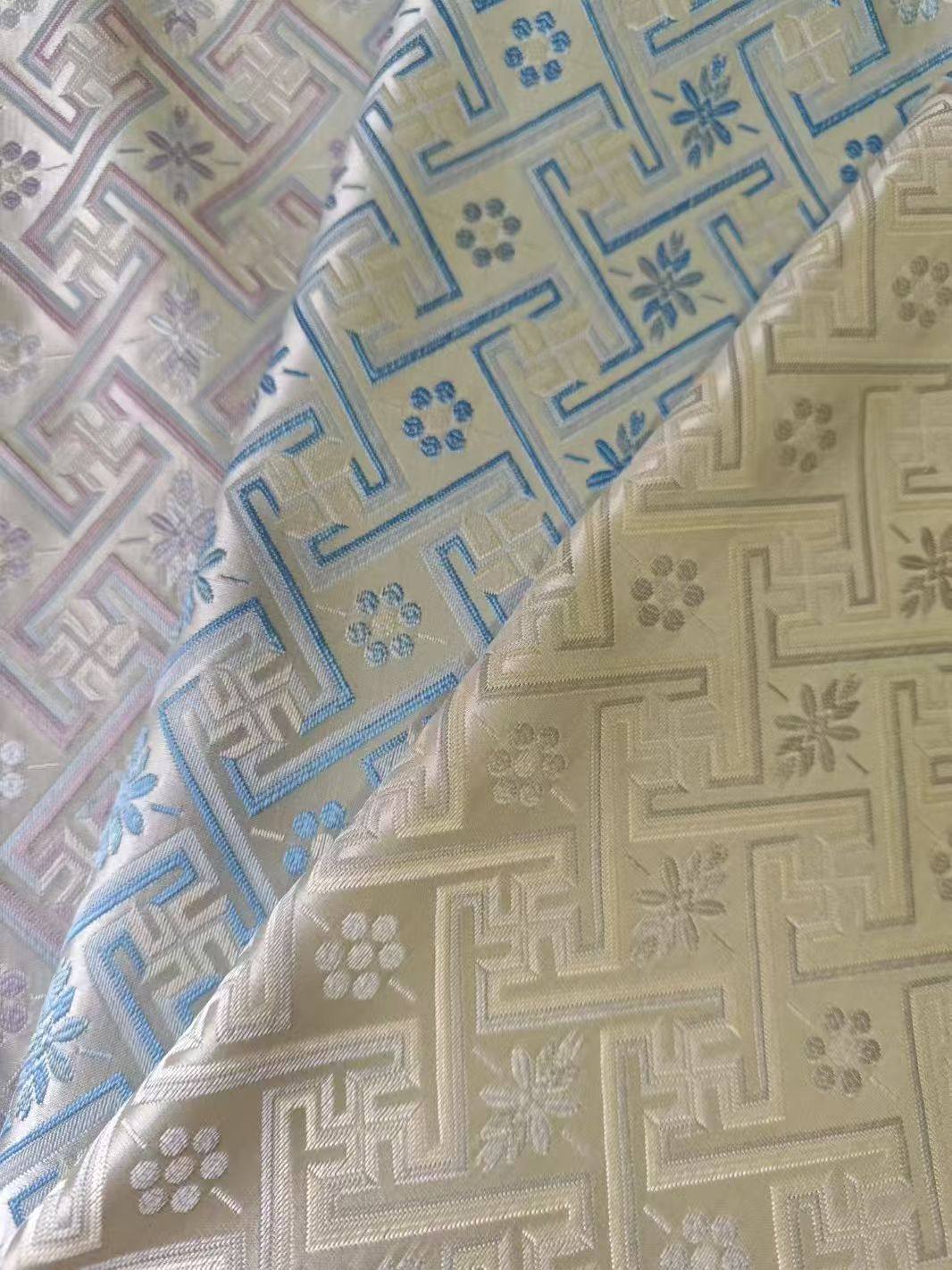 广西非遗壮锦万吉纹民族风面料包包服饰手工DIY文创专用提花布料,特色手工艺,壮锦,淘宝优惠券,粉丝福利购,淘宝优惠卷