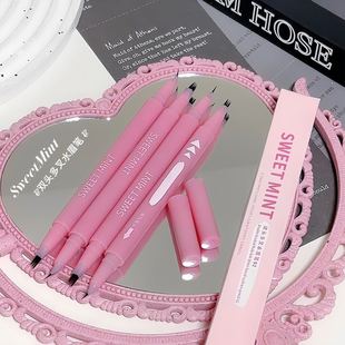 双头多叉水眉笔+眼线笔发际线野生眉分叉防水防汗持久