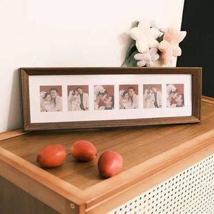 【下单立减30】六行相框摆台画框客厅玄关装饰摆件放钱币展示