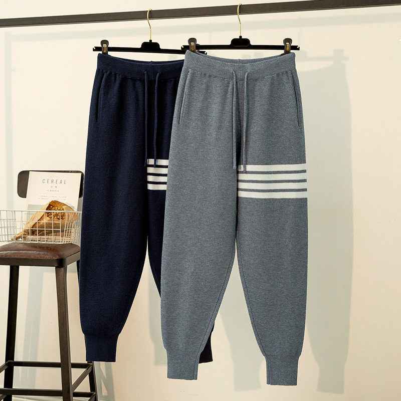 针织裤子女2026新款爆款显瘦束脚裤男女秋冬季抽绳运动裤休闲卫裤,女装/女士精品,休闲裤,淘宝优惠券,粉丝福利购,淘宝优惠卷