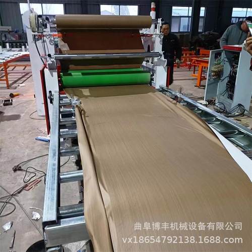 镀锌钢板卷材覆膜机pvc膜冷胶加热平贴机高分子膜热烫复合机器