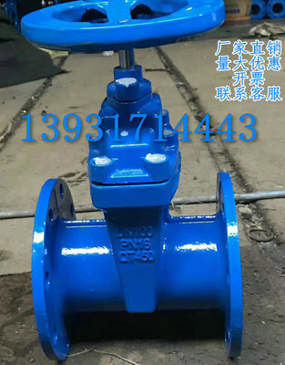 Z45X弹性座封软密封自来水闸阀DN80 100 150 200球墨铸铁暗杆法兰