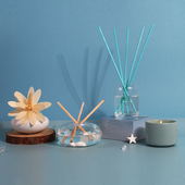 RAINCOAST无火香薰室内宿舍香氛香薰蜡烛海洋之韵圣诞新春礼盒