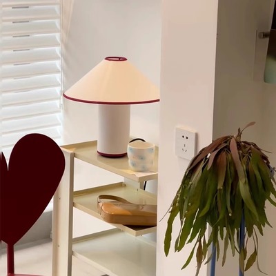 布艺中古台灯客厅卧室民宿