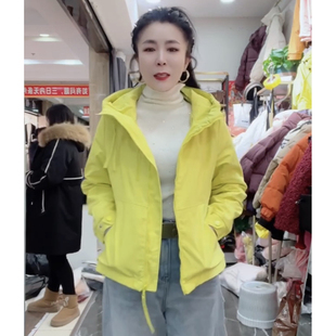 2025春秋新品短款拉链女款冲锋衣洋气百搭休闲小风衣运动连帽外套
