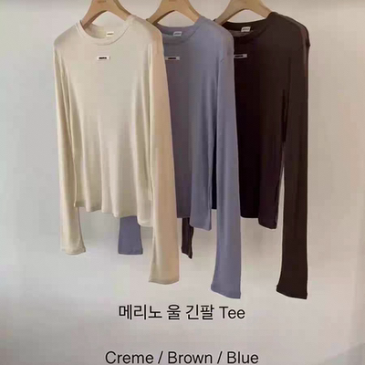 underson简约基础修身打底衫T恤