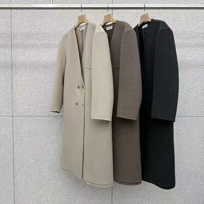 atthebagel洋气西装羊毛大衣