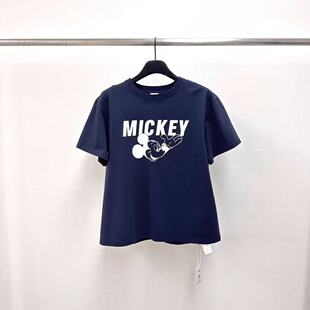 2026春季 river减龄米奇图案短袖 新款 water T恤 女芯宝韩国代购 现