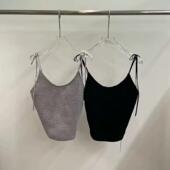 2025春女芯宝韩国代购 more than 现 yesterday向日葵同款 吊带背心