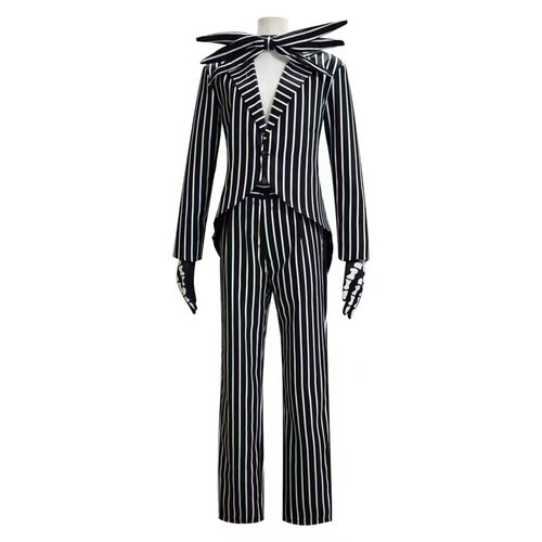 Halloween Skeleton Ghost Costume 万圣节骷髅惊魂表演服