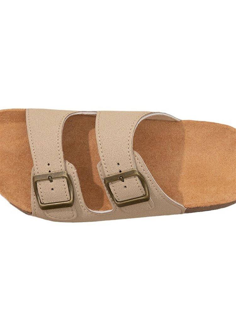 Women\'s Leather Sandals: Genuine Leather & Flat Sole - Taobao product photo 5